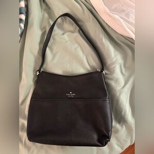 Kate Spade Black Leather Shoulder Bag